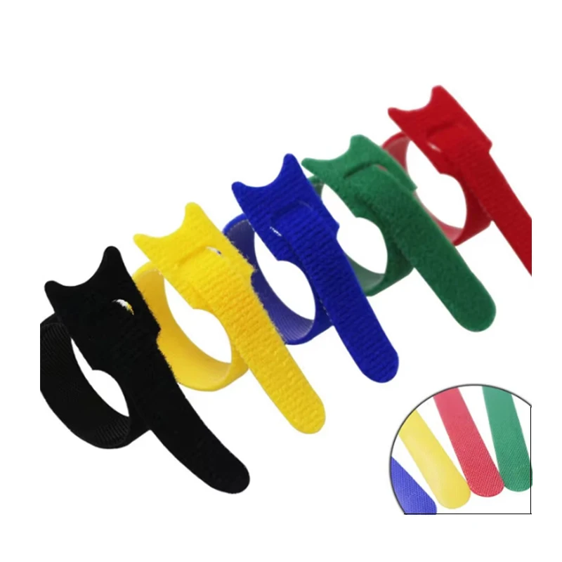 Custom Size Self-Adhesive Cable Tie Mounts with Hook and Loop Heat Resistant and Strongly Endurable