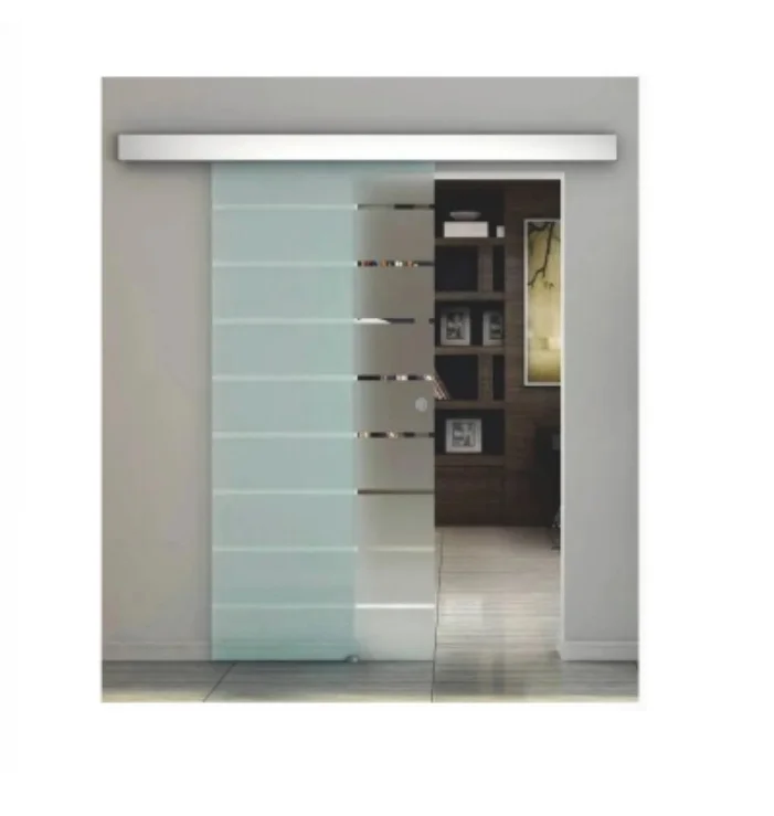 Hanging Shower Glass Sliding Door Office Wall Mounted Sliding Door Hardware