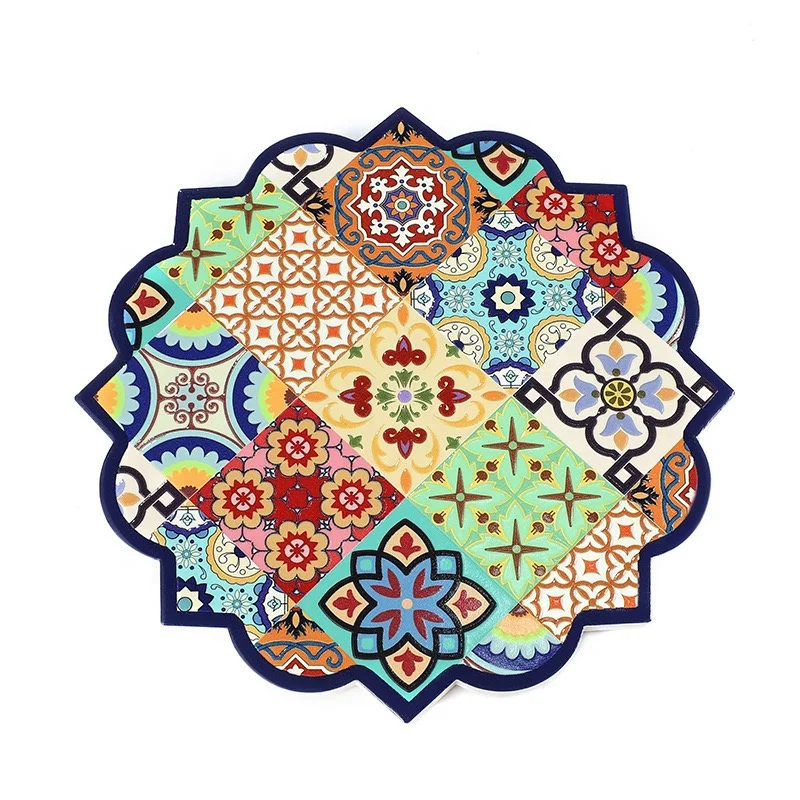 Hight Quality Absorbent Ceramic coaster Dropshipping HD Printing Custom mdf coasters for coffee cups Eco-friendly Drink Coaster