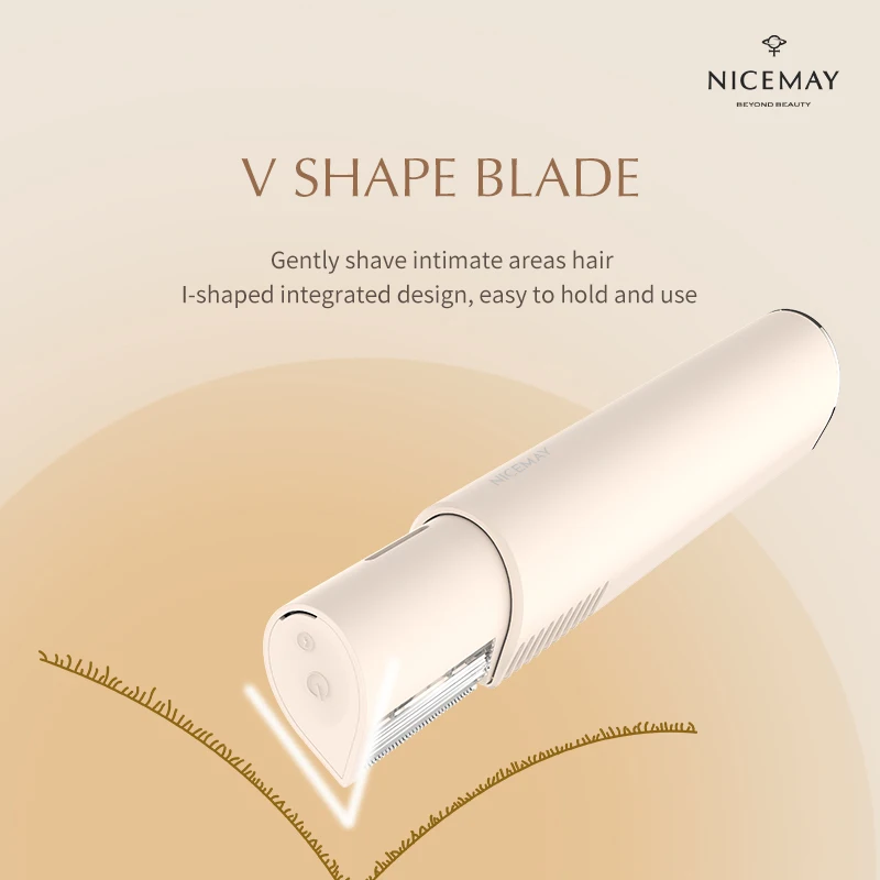 Rechargeable Lady Shaver Women Facial hair Remover Electric Epilator Body Electric Trimmer