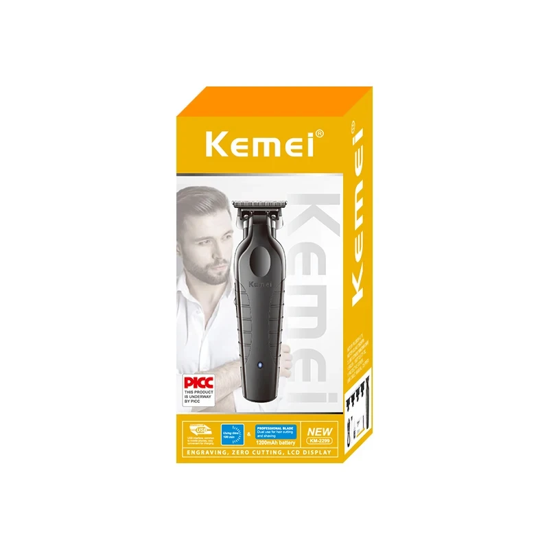 Kemei km 2299 Maquina de cabeleireiro barber clippers professional Carving Cutting Machine Hair Trimmer Clipper for men