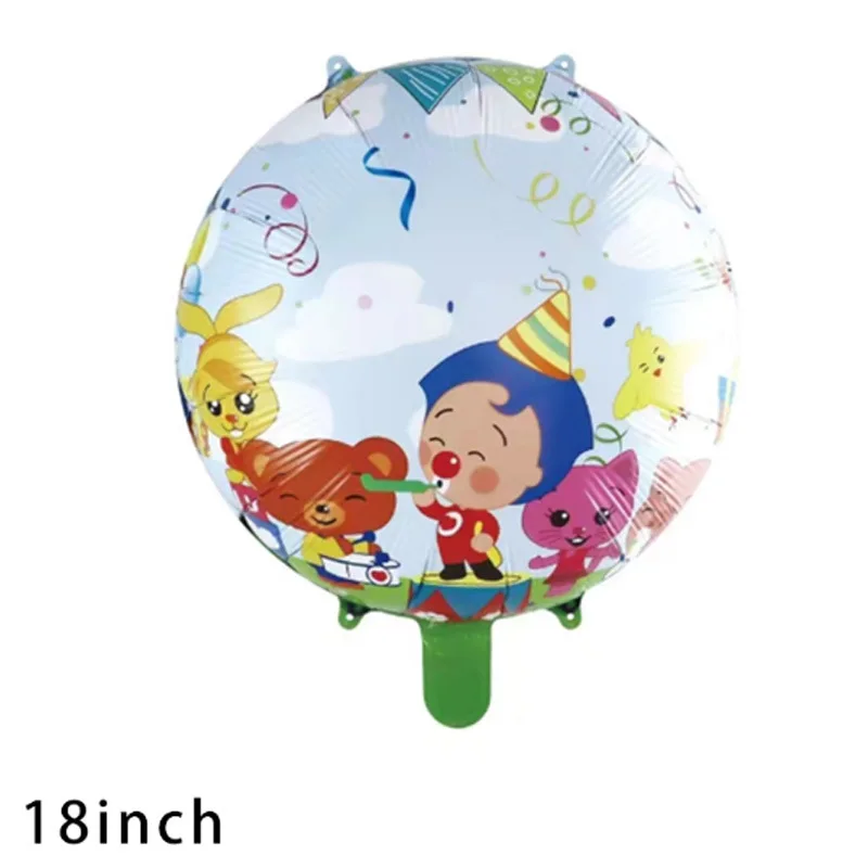 TS Cartoon Circus Clown Tent Animal Zebra Lion woodpecker Foil Balloon Carnival Theme Happy Birthday Party Decorations Balloons