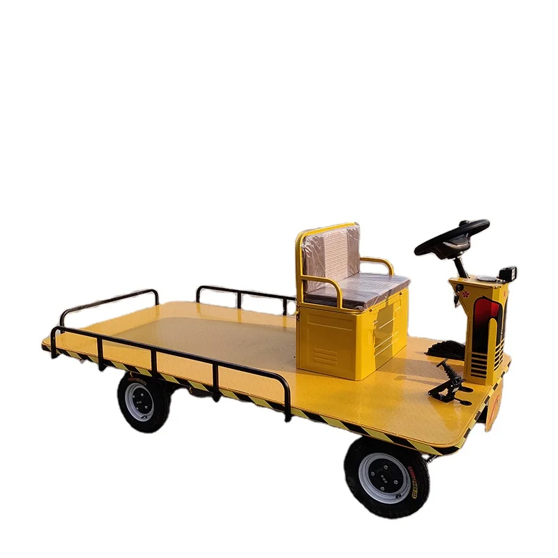 custom  Four-wheeled electric flatbed truck Multi-purpose and diverse electric flatbed for breeding farm