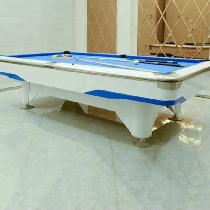 Bojue Hot Selling Customizable Size Solid Wood Cushion Bluestone Slate American style billiards pool table