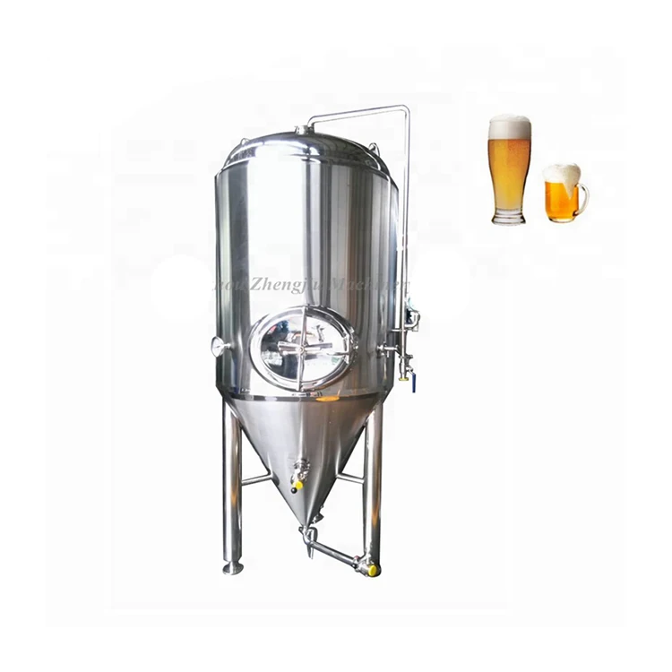 SS316L Stainless Steel Beverage Factory Producing Double Layer Industrial Micro Brewing Equipment