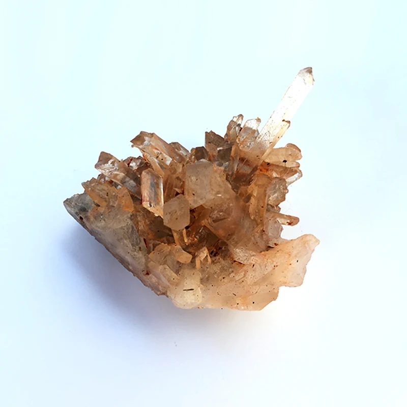 Wholesale Natural Rock Quartz Hematite Red Clear Quartz Raw Crystal Clusters For Sale