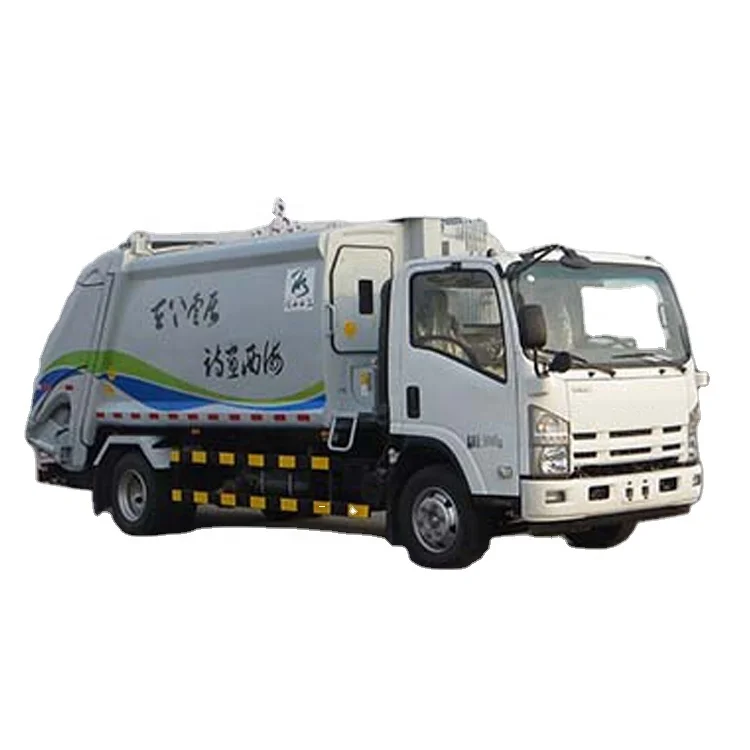 Made in china 6-8cbm garbage compactor truck for sale