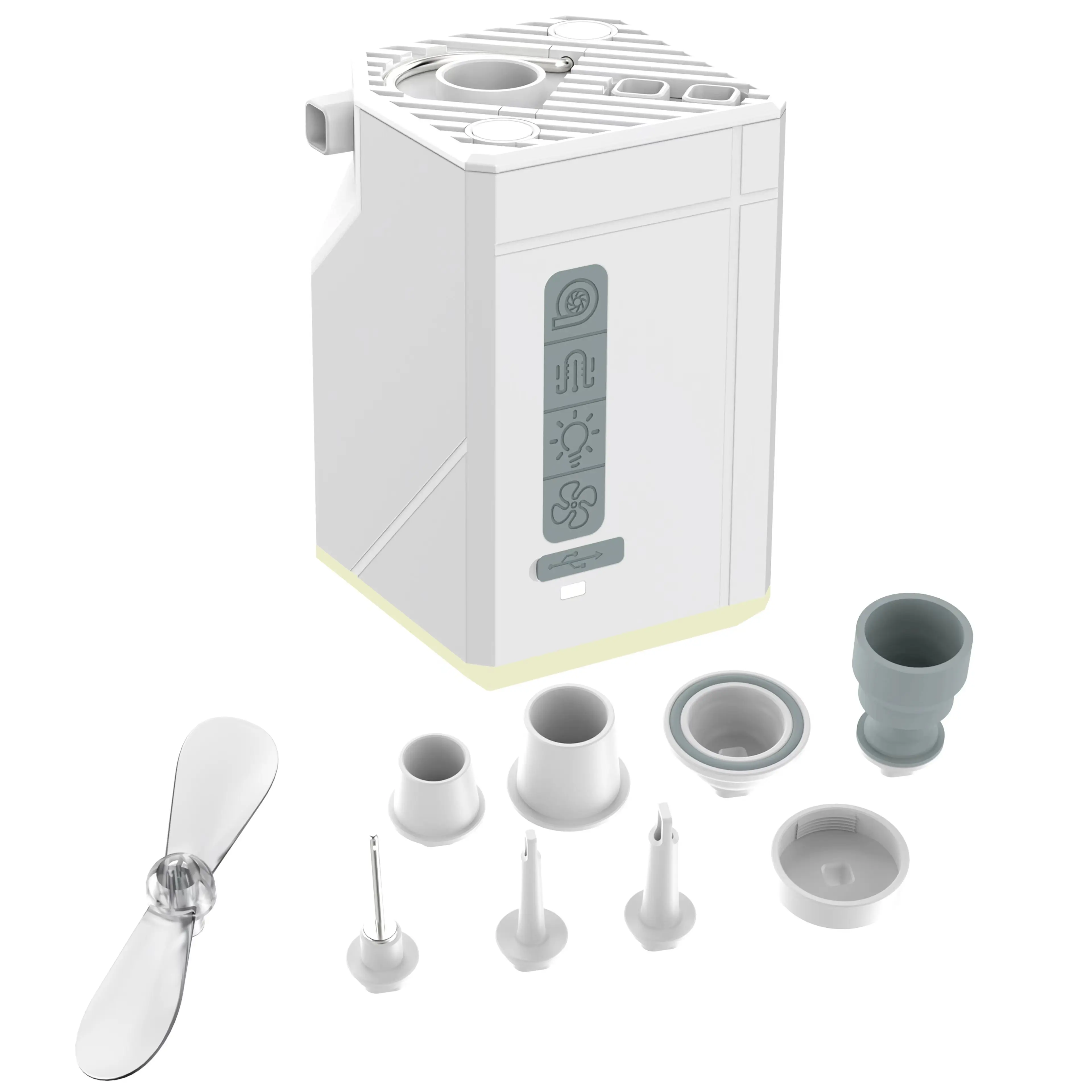 Air Pump Vacuum and Camping Lantern Cordless Design Tiny air Small 3 in 1 Your Pocket Good for Outdoor Activity
