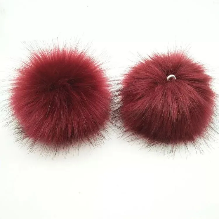 Фабрика DIY furball плюшевый длинный меховой помпон для поделок декоративный кулон одежда пушистый искусственный мех лисы шарики аксессуары