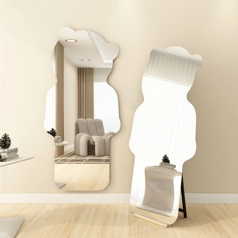 Best Selling Rectangular Round Corner Acrylic Mirror Non-Glass Mirror Soft Mirror Clear
