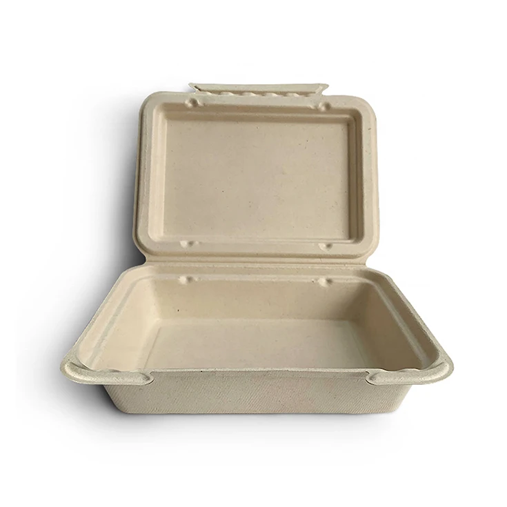 The Best Sugarcane Takeaway Lunch Boxes Fast Food Container Biodegradable Packaging Bagasse Food Container