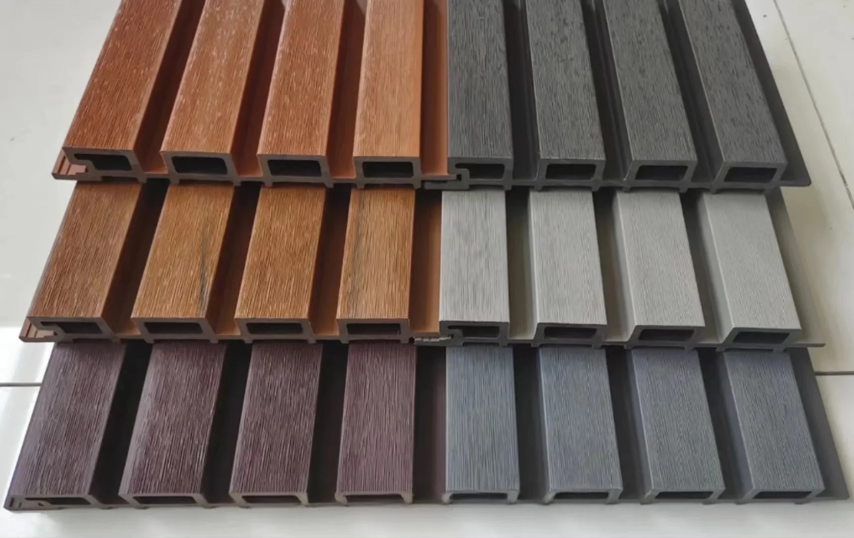 Plastic Composite Manufacturer modern facade wall panel exterior wood flaunted panels wall decor outdoor