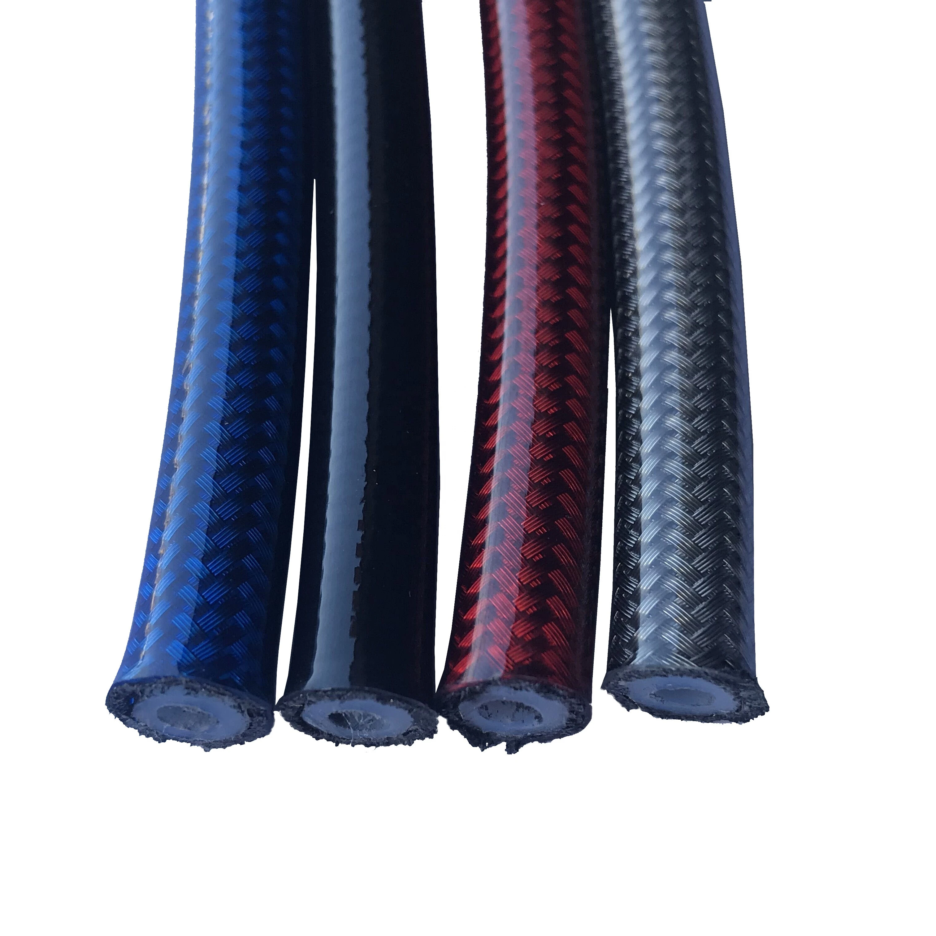 Цветной тормозной шланг из нержавеющей стали SAE J1401 1/8 дюйма, ПТФЭ