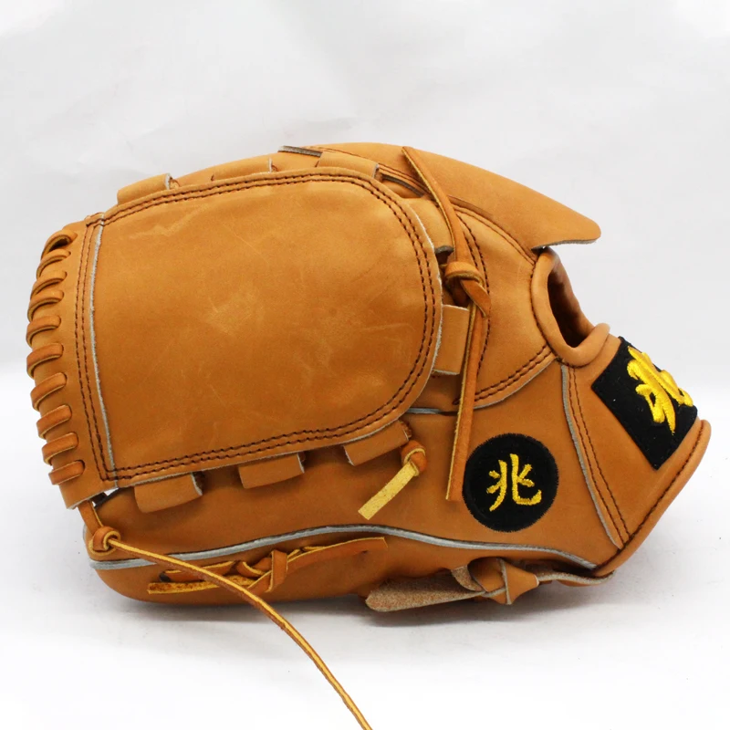 Left Hand Throw Japanese Kip Leather Baseball Gloves Baseball Mitts For Wholesale