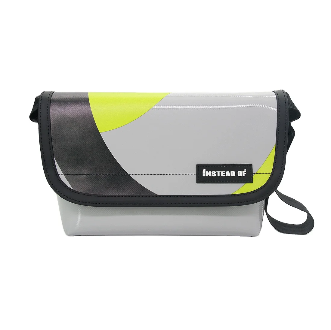 Recycled Tarpaulin Tote Bag Freitag Bag Abrasive PVC leather Single Shoulder Bag Custom with Truck Tarpaulin Shoulder Strap