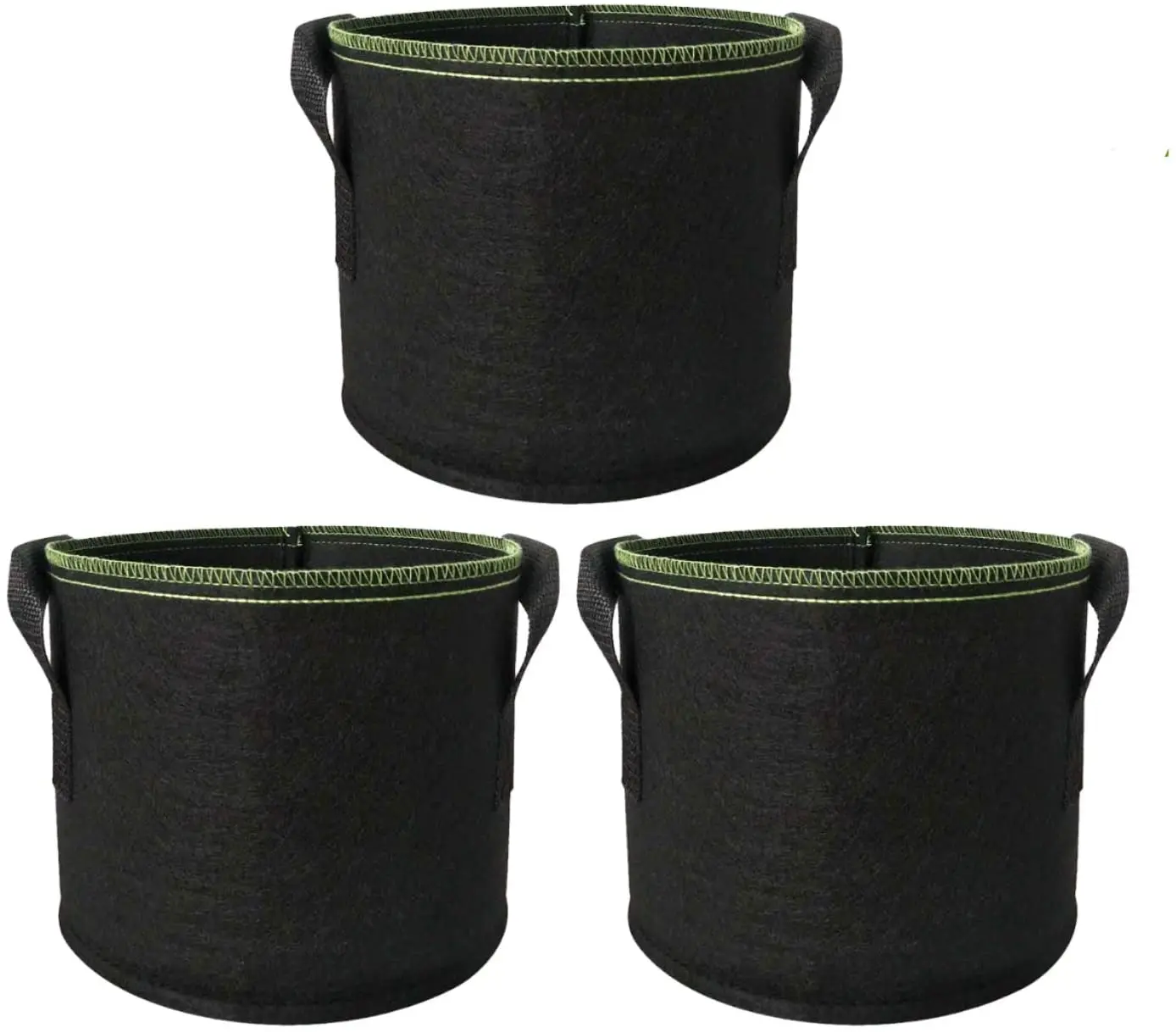 Wholesale 1 3 5 7 10 15 20 25 30 40 50 75 100 150 200 Gallon Non Woven Fabric Felt Smaret Pots Grow Bags Planter