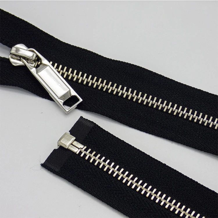 YAB Customized Metal Zipper 5# Copper Ordinary Teeth Metal Zipper For Pants Leather Jacket Coat And Shoes