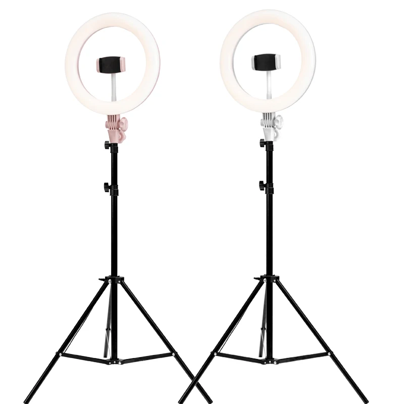 2020 New Arrival  Beauty 10 inch  Selfie Led Ring Light With Tripod Stand 3000K-6000K Tiktok Photography makeup Ring Light Lamp