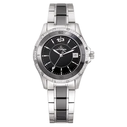 Shining Temperament Ceramic Ladies Watch With Luxury Diamond Deep Waterproof