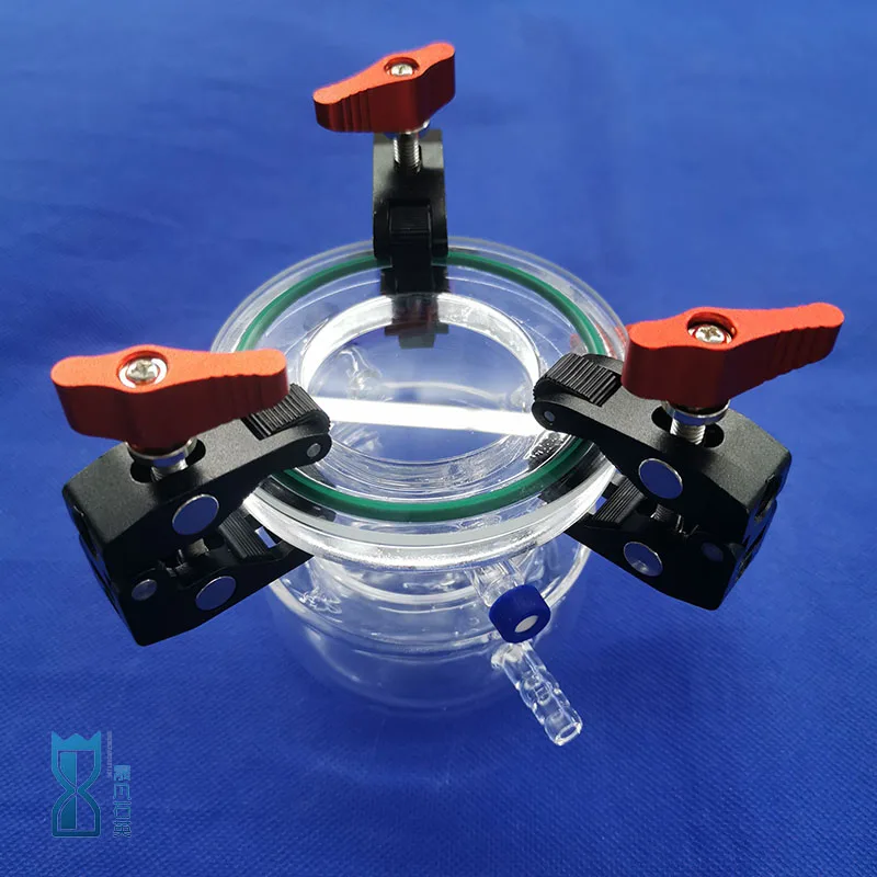 photocatalytic clear quartz glass reactor