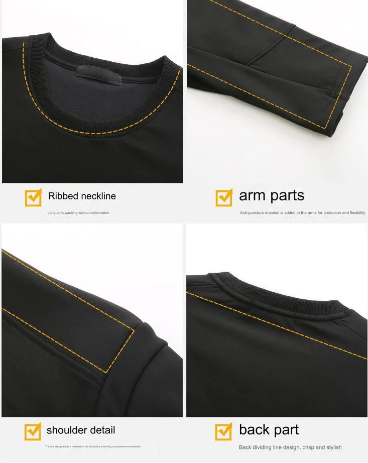 Jinteng Protective Knife Proof Cut Pullover Anti Puncture Stab-Proof Resistant Clothing Long Sleeve Safety Breathable Tshirt