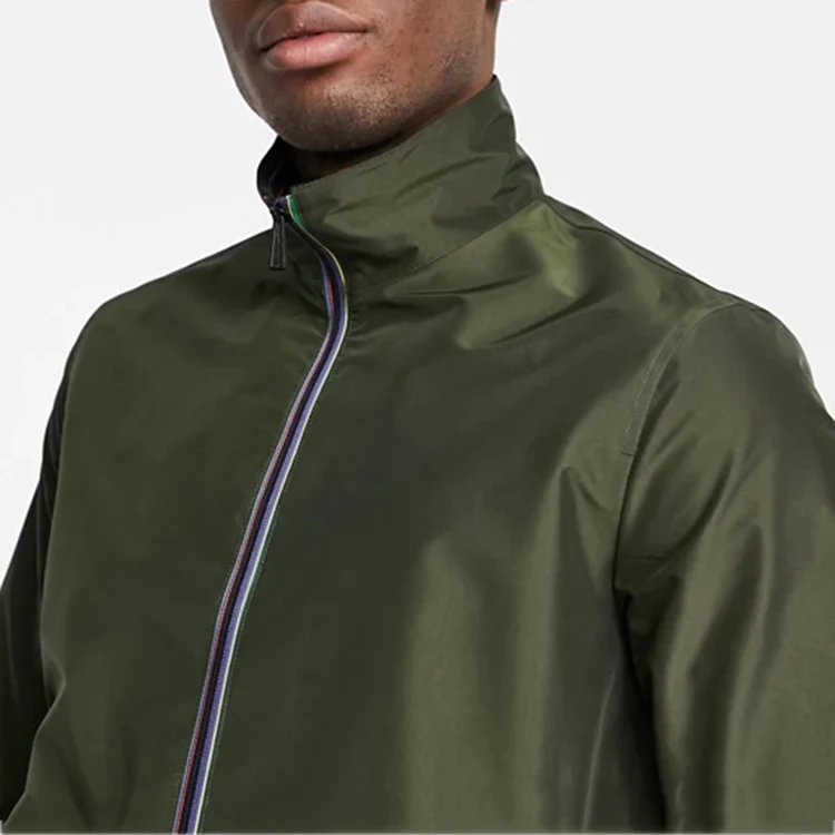 custom bomber jacket men wholesale men sports strip zipper waterproof jacket