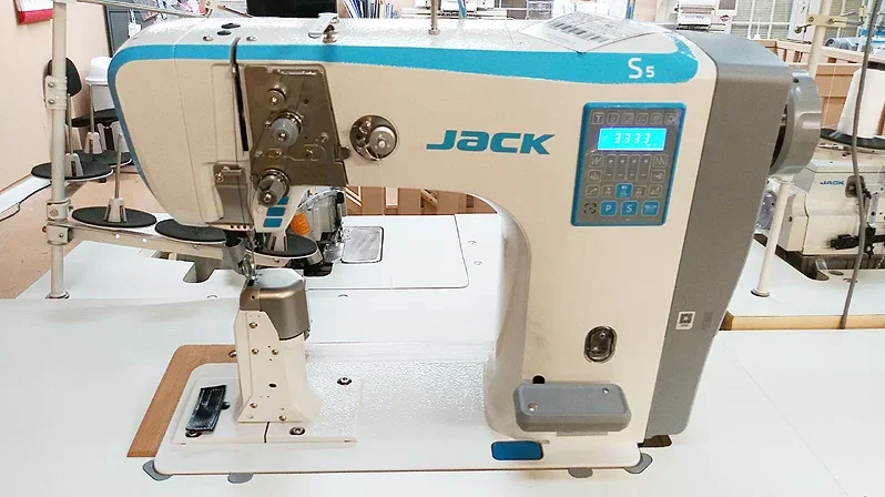 Brand new Jack S5-91 Heavy Duty Fully Automatic Direct Drive Single Needle Post Drum Feed Sewing Machine for Sewing Shoes