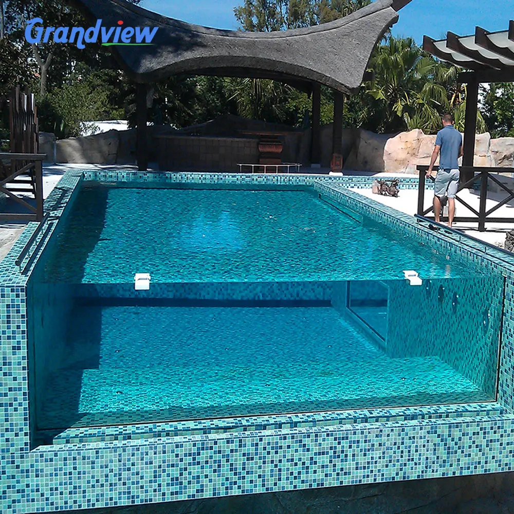 Grandview One Time Cast Clear Acrylic Swimming Pool