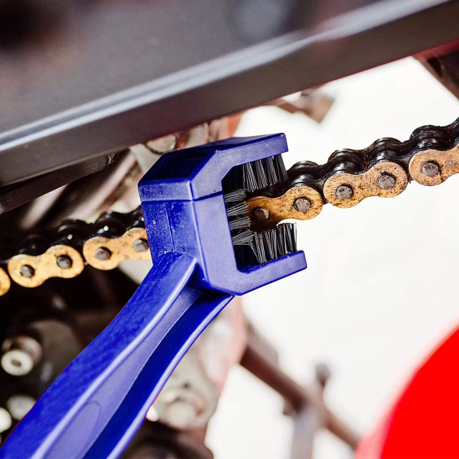 Bike Chain Cleaner Motorcycle Bike Chain Brush Cleaning Tool Bike Cleaner