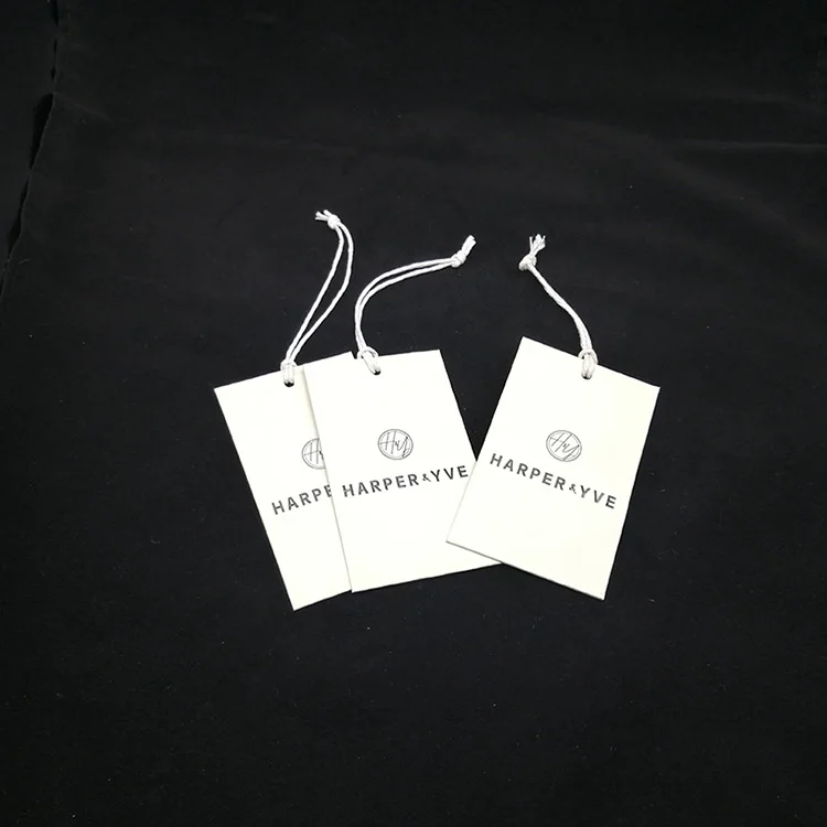 Хороший собственный логотип качели Роскошная цена бирка на заказ подвесная одежда бирка с веревкой
