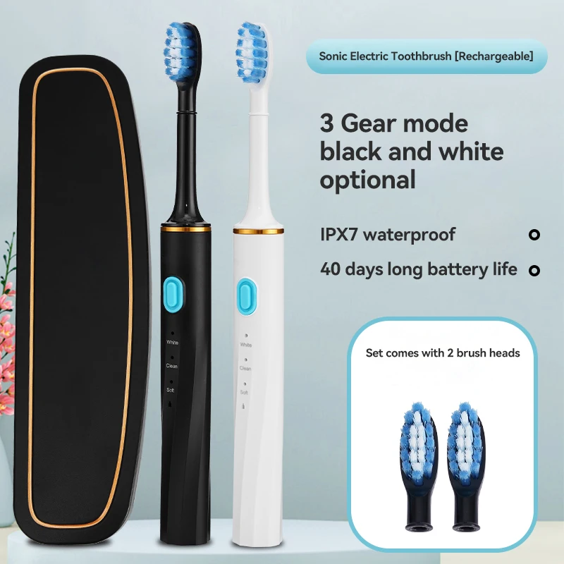 USB Connector Rechargeable Version Ipx7 Electric Toothbrush 20000vpm Sonic Electric Toothbrush
