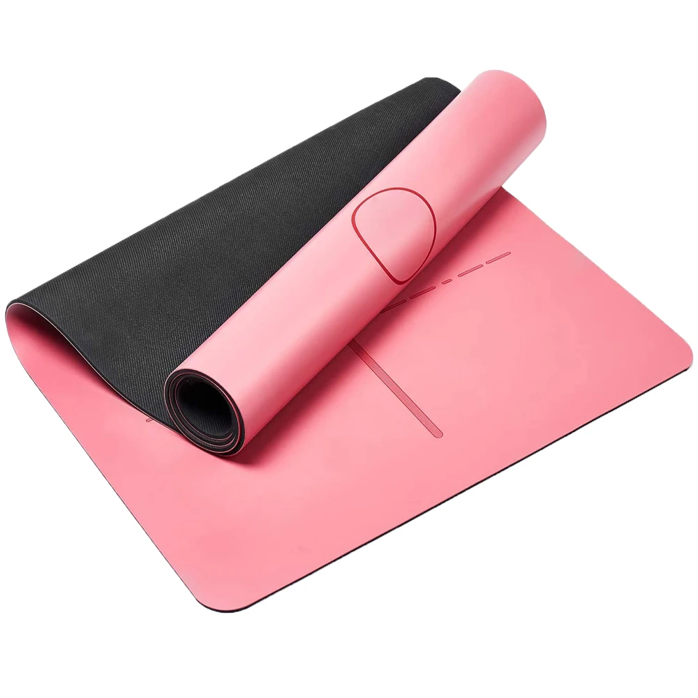 Custom Color High Density Non-Slip Workout Mat, Yoga Pilates Exercises Floor Exercise PU Mat Yoga