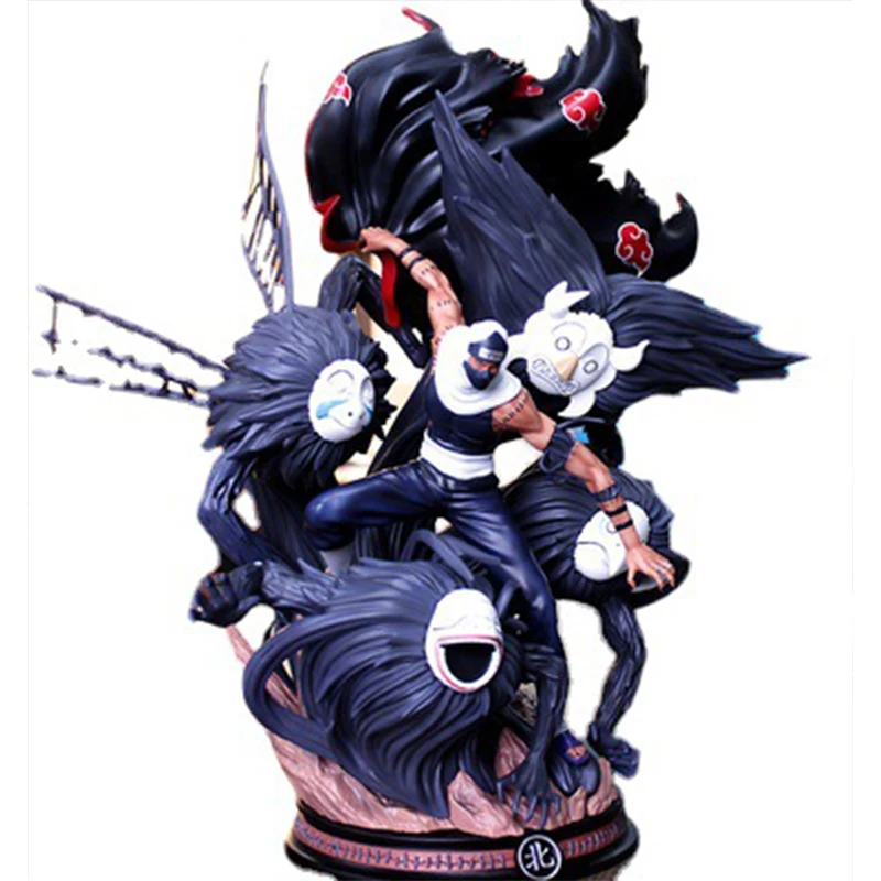 Anime Narut Action Figure GK Ornaments Akatsuki Kakuzu Model Toys 44cm