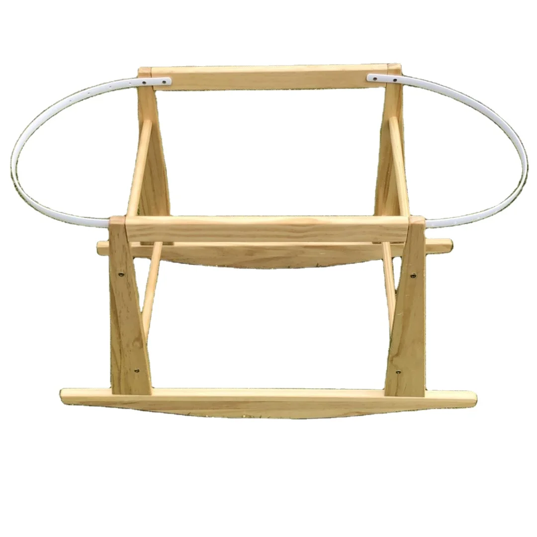 2020 wooden stand for moses basket new baby swing stand popular steel stand moses basket