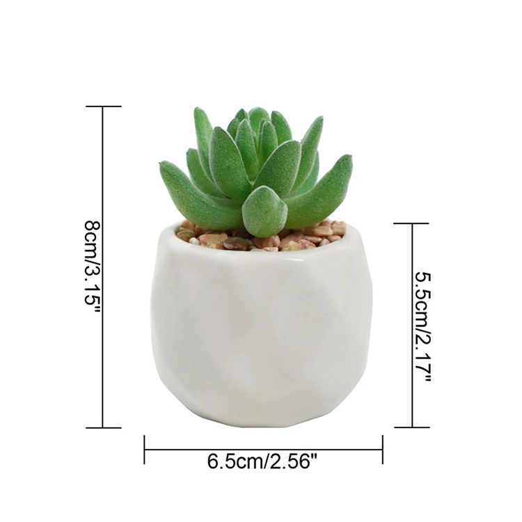 Mini Faux Aloe Potted Plants Arrangements Potted Tropical Succulents Cactus Artificial Plants