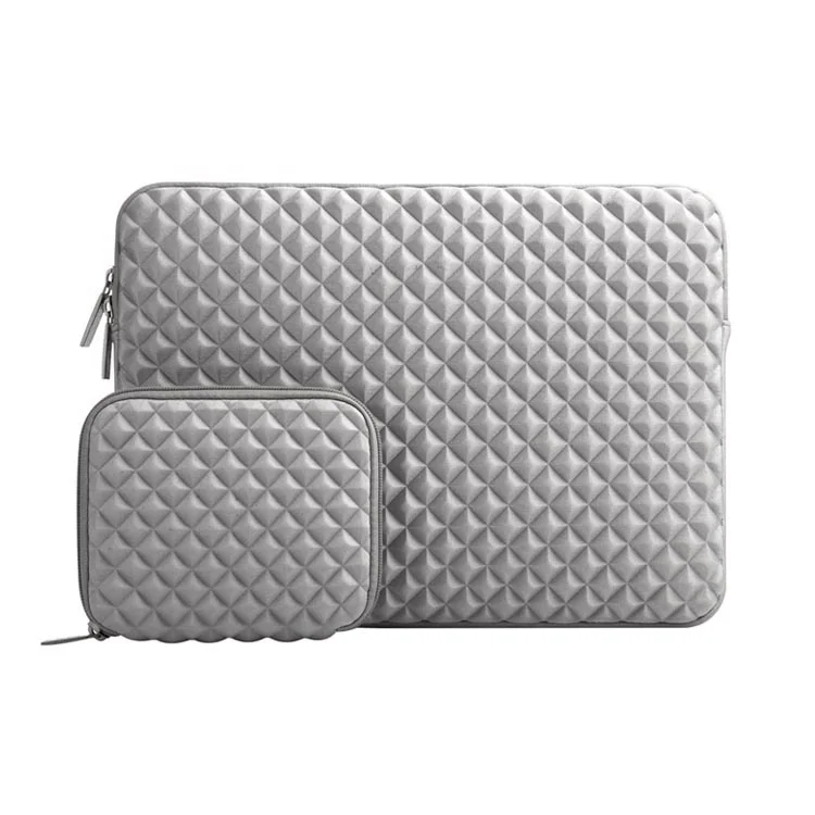 Factory Wholesale Diamond Laptop Sleeve Waterproof Neoprene Laptop case Custom Business laptop bag