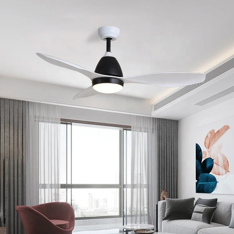 ESC LIGHTING chandelier fan ceiling fan light dc inverter 48 inch 5 speed ceiling fan for restaurant