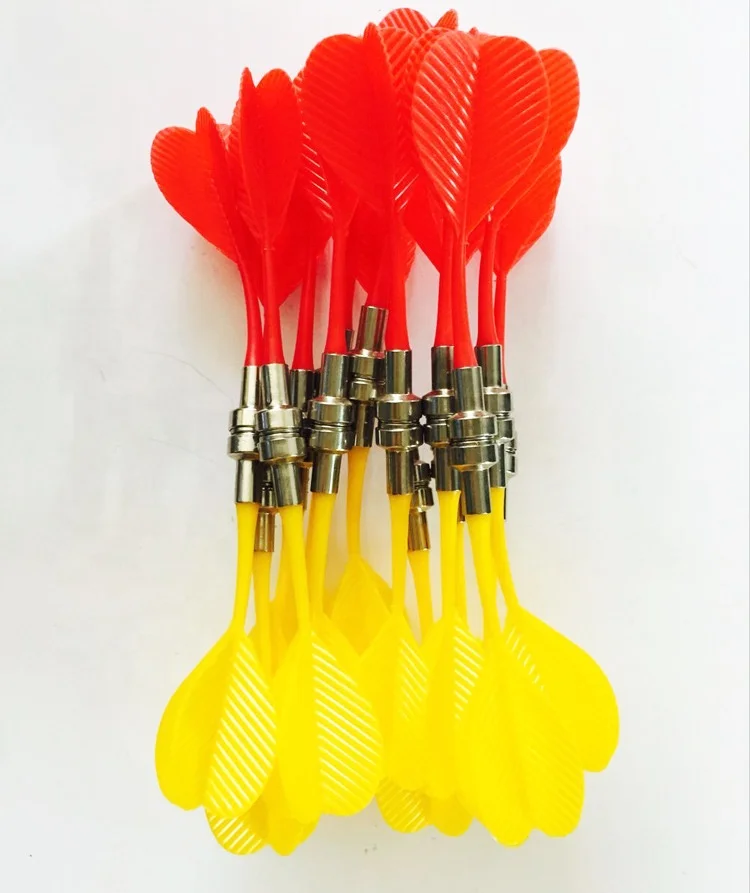 Strong magnetic darts universal safety magnet dart head red and yellow label magnetic dart board dedicated