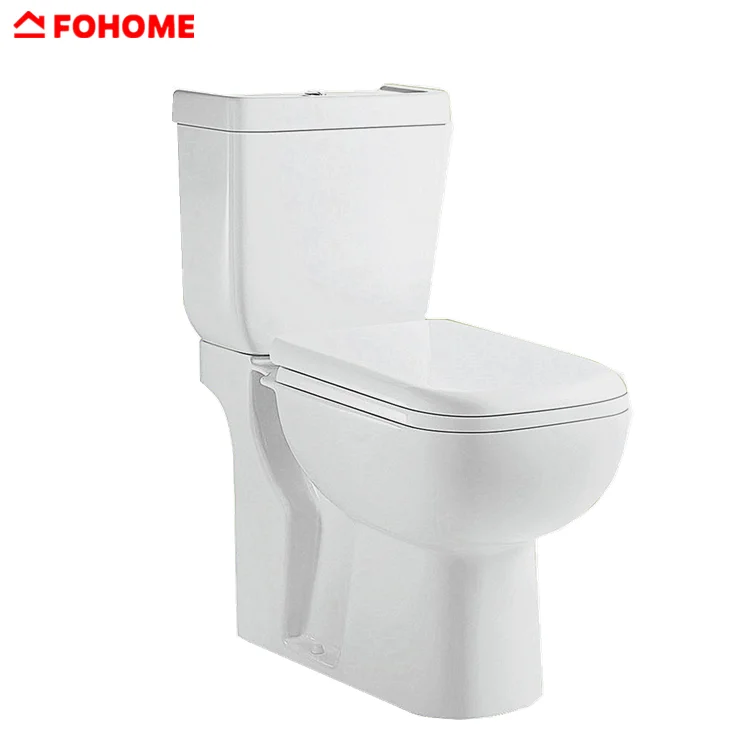 Luxury White Color Bathroom Wash Basin Two Piece Toilet Equipment