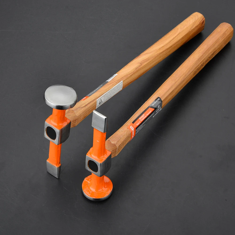 Professional 45 Carbon Steel Straight Pein And Finishing Hammer With Hickory Handle