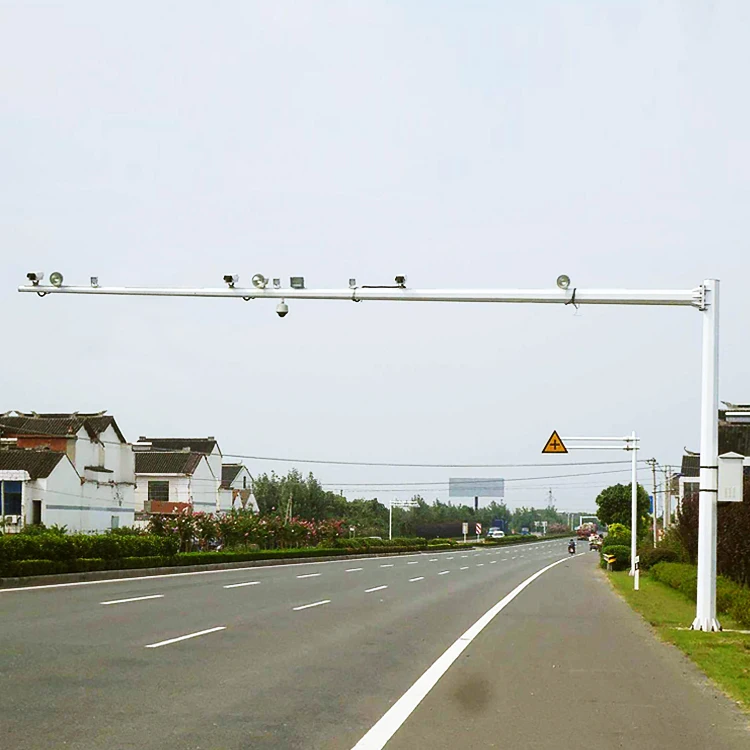 cctv pole security camera pole traffic signal light pole China factory price