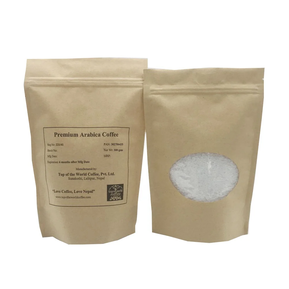 Customize Plastic Eco Friendly Resealable Three Side Seal Flat Bag Snack Food Packaging Laminated Plastic 100g Dry Grape Nut Bag