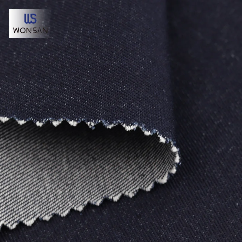 100%C Anti static Twill Denim Fabric Work clothes coat pants uniform fabric Breathable material Resistance to friction fabric