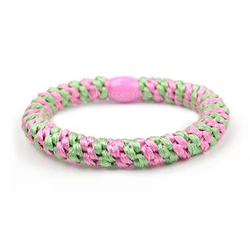 Korean Thick Braided Hair Tie  Ponytail Holders Glitter Hair Elastic Hairband