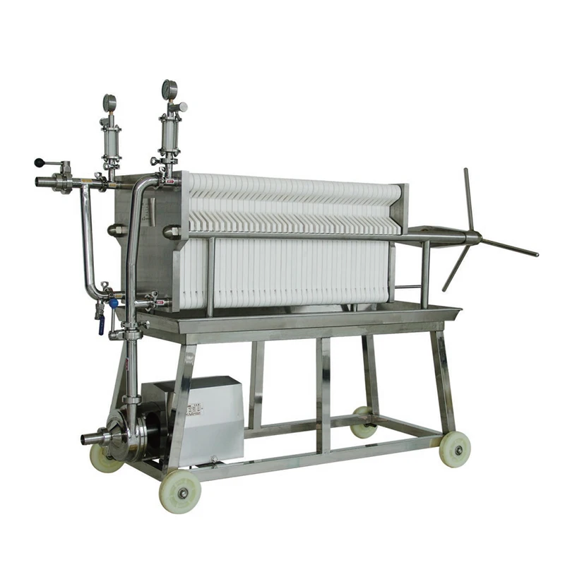 PP sugar syrup filter press machine Beer wine plate and frame filter press machine