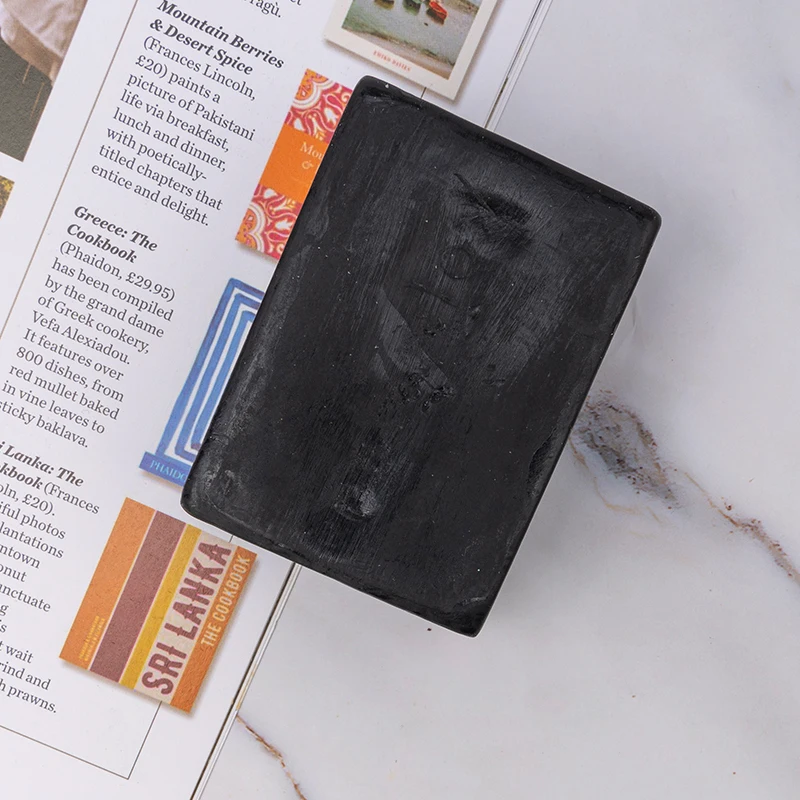 High Quality Anti Acne Whitening Skin Lightening Basic Cleaning Organic Bamboo Charcoal Soap African Black Soap