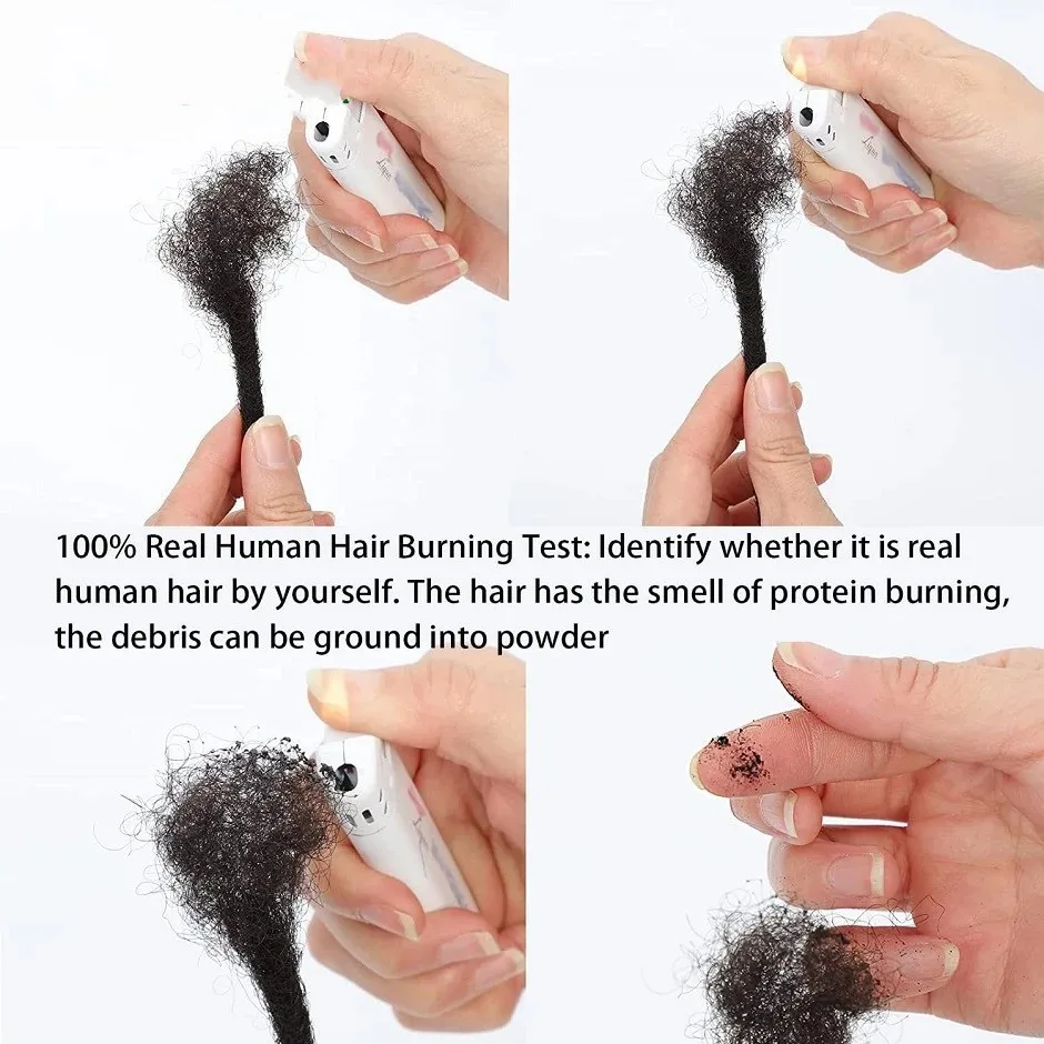 wholesale 100% handmade  afro kinky human hair dreadlock extension loc extension human hair crochet dreadlock braiding hair