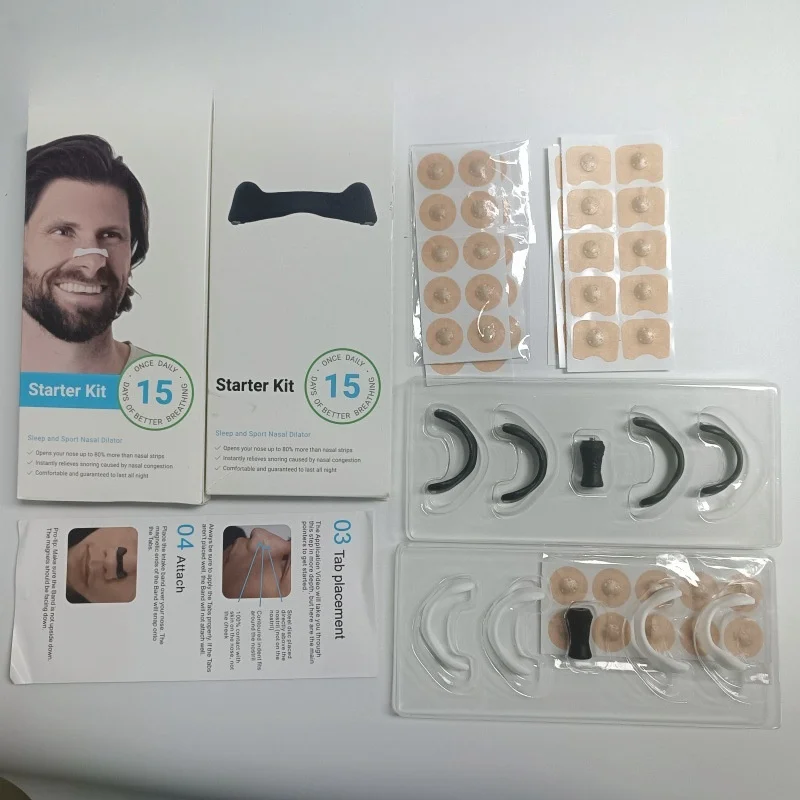 Starter Kit Nasal breathing dilators Magnetic Nasal Strips Increase Air Intake Improve Sleep Quality Reduce Snoring
