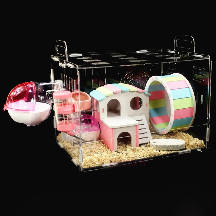 cute acrylic pet products/hamster cage