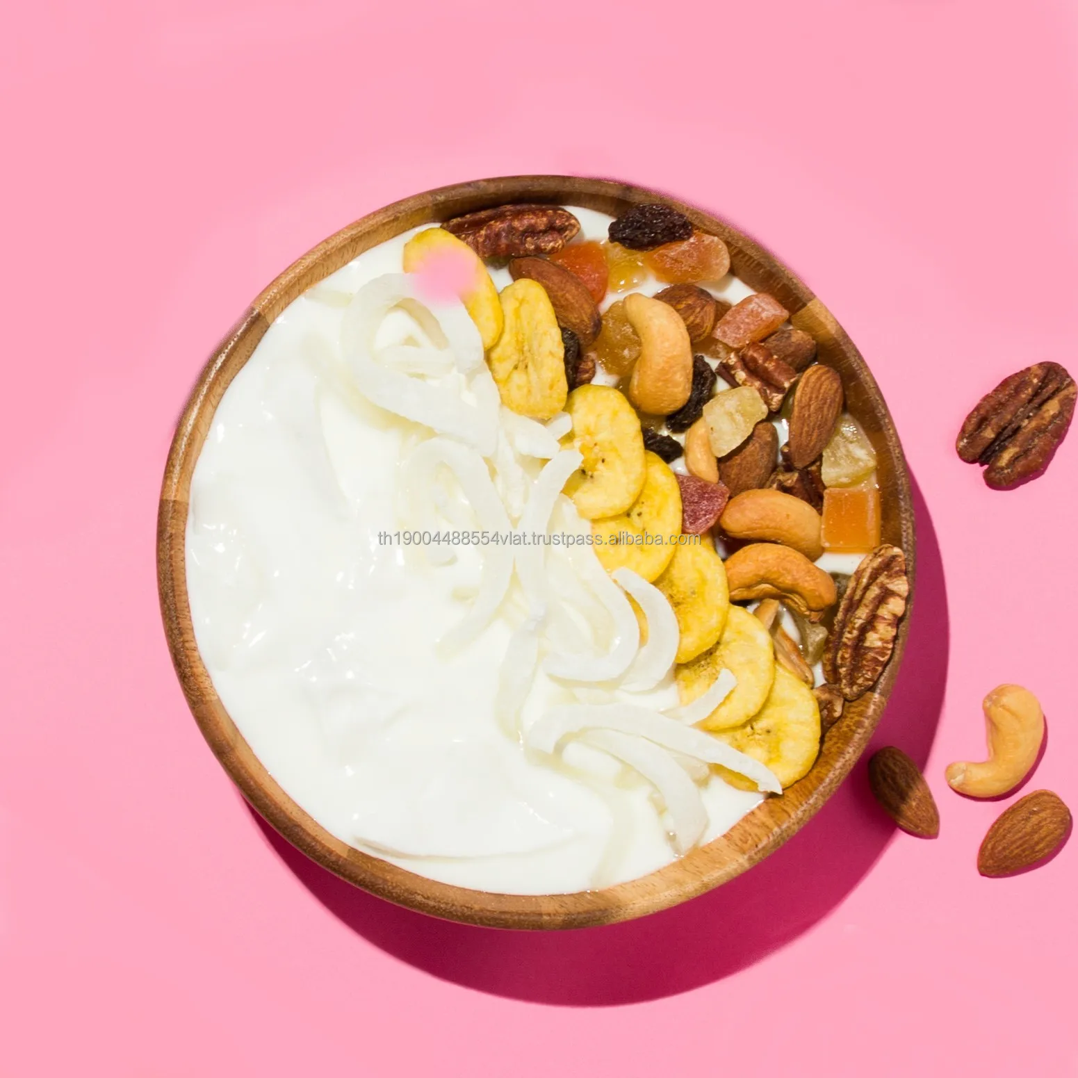 Coconut Supplier Thailand Dehydrated Organic Fruit Strip Cut Natural Sweet Taste Fresh Young Coconut Food Ingredient